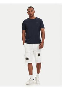 Aeronautica Militare Szorty materiałowe 261BE0041UCT01122 Biały Regular Fit. Kolor: biały. Materiał: bawełna #3