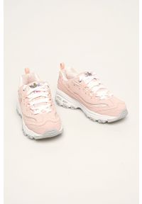 skechers - Skechers - Buty dziecięce. Nosek buta: okrągły. Zapięcie: sznurówki. Kolor: różowy. Materiał: syntetyk, materiał. Szerokość cholewki: normalna #3