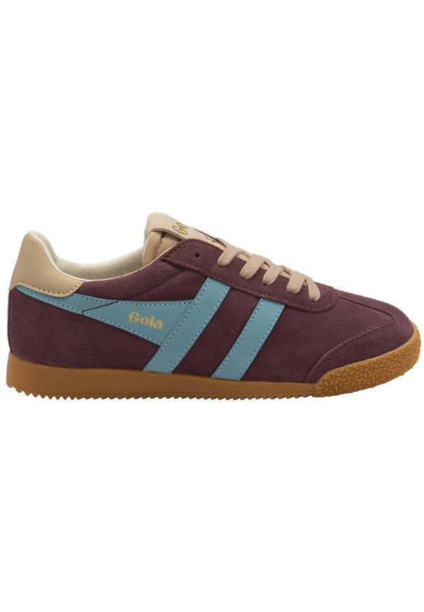 Sneakersy damscy Gola Elan Trainer. Okazja: na co dzień. Kolor: fioletowy. Sport: turystyka piesza