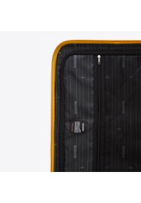 Wittchen - Duża walizka z ABS-u z żebrowaniem żółta. Kolor: żółty. Materiał: guma #10