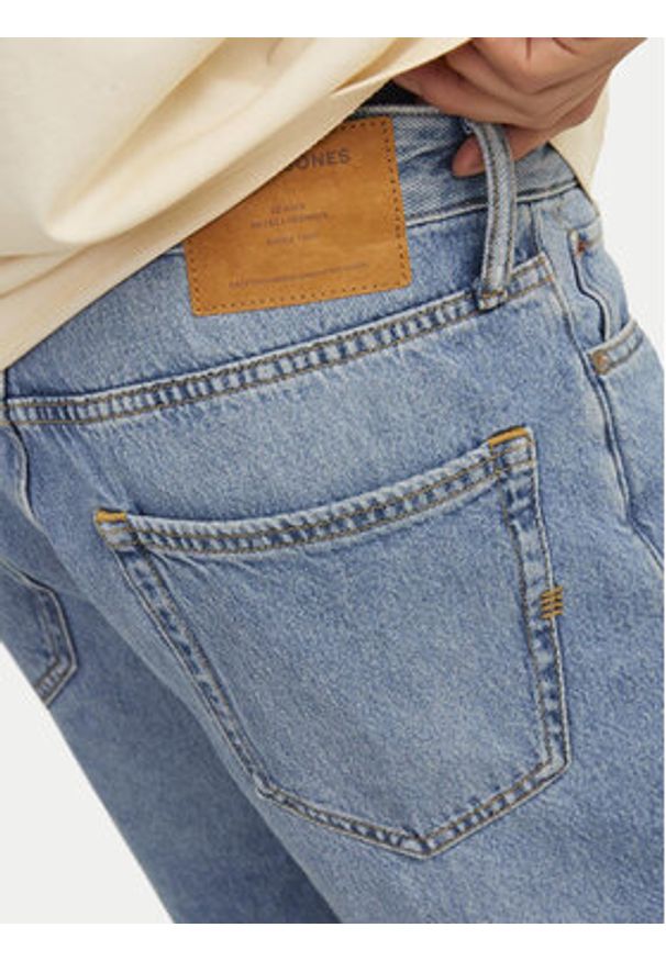 Jack & Jones - Jack&Jones Szorty jeansowe Chris Cooper 12252858 Niebieski Relaxed Fit. Kolor: niebieski. Materiał: bawełna