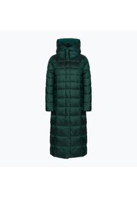 Kurtka puchowa damska CMP Coat Fix Hood. Kolor: zielony. Materiał: puch. Sport: turystyka piesza #1