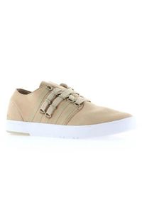 Buty do chodzenia męskie K-Swiss DR Cinch LO. Zapięcie: sznurówki. Kolor: beżowy. Materiał: guma, materiał, syntetyk. Szerokość cholewki: normalna. Sport: turystyka piesza