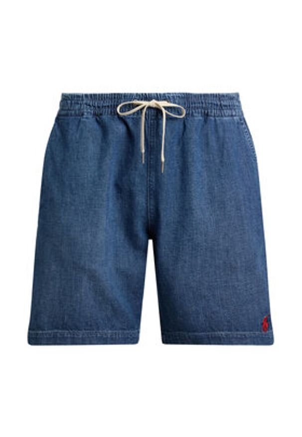 Polo Ralph Lauren Szorty jeansowe 710P02689001 Niebieski Regular Fit. Kolor: niebieski. Materiał: bawełna