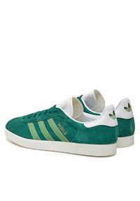 Adidas - adidas Sneakersy Gazelle IG2096 Zielony. Kolor: zielony. Materiał: skóra, zamsz. Model: Adidas Gazelle