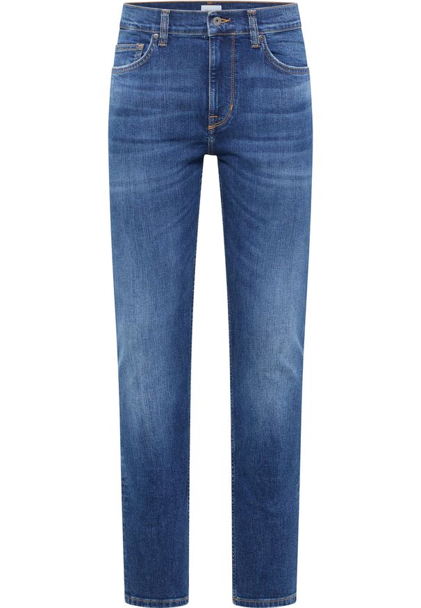 Męskie Spodnie Jeansowe Mustang Style Frisco Skinny Denim Blue 1016307 5000 883