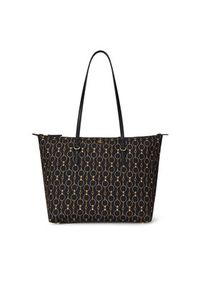 Lauren Ralph Lauren - LAUREN RALPH LAUREN Torebka 431916737040 Czarny. Kolor: czarny. Materiał: skórzane #4