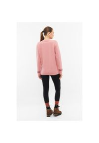 Bluza bez kaptura damska Viking Escape. Typ kołnierza: bez kaptura. Kolor: różowy. Styl: sportowy. Sport: turystyka piesza