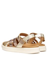 Geox Sandały D Xand 2S D35PAB 000CF C5M2L Złoty. Kolor: złoty. Materiał: skóra #5