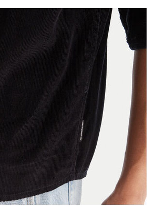 Quiksilver Koszula Smoke Trail EQYWT04652 Czarny Regular Fit. Kolor: czarny. Materiał: bawełna