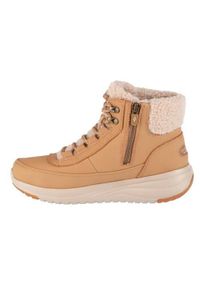 skechers - Buty do chodzenia damskie Skechers On-the-go Stellar. Zapięcie: zamek. Kolor: brązowy. Materiał: materiał, tkanina, syntetyk. Szerokość cholewki: normalna. Sport: turystyka piesza