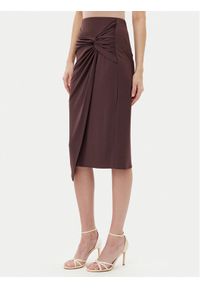 Rinascimento Spódnica CFC0123489003 Brązowy Regular Fit. Kolor: brązowy. Materiał: syntetyk