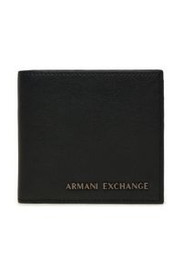 Armani Exchange Duży Portfel Męski XM000167 AF11925 UC001 Czarny. Kolor: czarny. Materiał: skóra