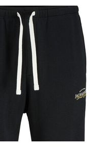 Jack & Jones Spodnie dresowe Kane Billy 12283257 Czarny Relaxed Fit. Kolor: czarny. Materiał: bawełna, syntetyk #4