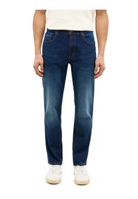 Męskie Spodnie Jeansowe Mustang Style Washington Straight Denim Blue 1016335 5000 802