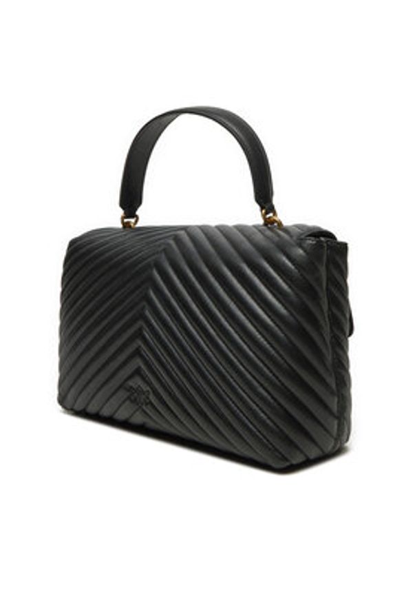 Pinko Torebka Love Lady Puff Big Cl PE 23 PLTT 100042 A0GK Czarny. Kolor: czarny. Materiał: skórzane