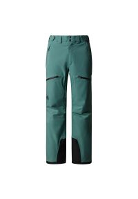 Spodnie The North Face Chakal 0A5IYVI0F1 - zielone. Kolor: zielony. Materiał: materiał, poliester, elastan. Sezon: zima. Sport: narciarstwo #1