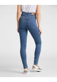 Lee - LEE HIGH SKINNY IVY SPODNIE DAMSKIE JEANSOWE CLEAN PLAY L32EKJZH