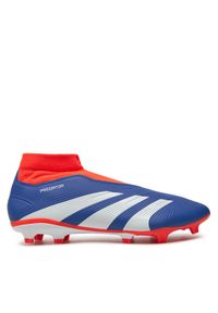 Adidas - adidas Buty do piłki nożnej Predator League LL FG IF6333 Niebieski. Kolor: niebieski. Materiał: skóra #1