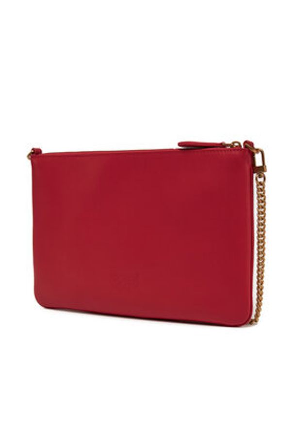 Pinko - PINKO Kopertówka 100455 A0F1 R30Q Czerwony. Kolor: czerwony. Materiał: skórzane