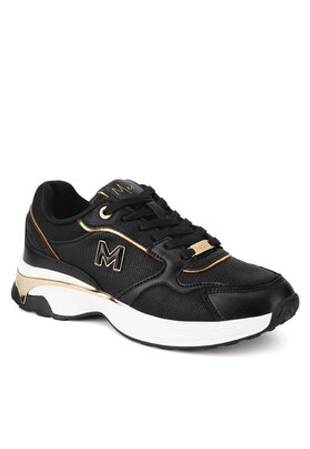 MEXX Sneakersy MI001009543W Czarny. Kolor: czarny. Materiał: skóra