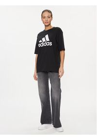 Adidas - adidas T-Shirt Essentials Big Logo Boyfriend T-Shirt HR4931 Czarny Loose Fit. Kolor: czarny. Materiał: bawełna #3