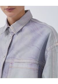 IRO PARIS - Koszula jeansowa z efektem tie-dye Nayoh. Kolor: różowy, wielokolorowy, fioletowy. Materiał: jeans. Długość rękawa: długi rękaw. Długość: długie #2
