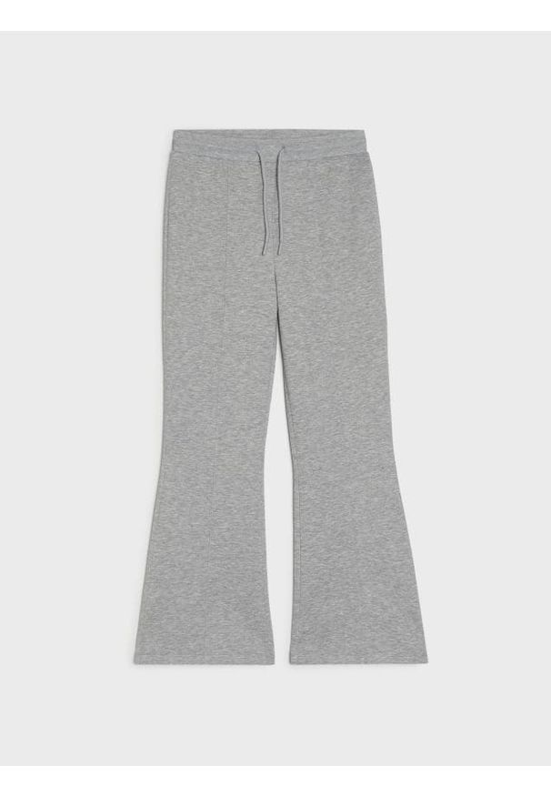 Sinsay - Spodnie flare - szary. Kolor: szary