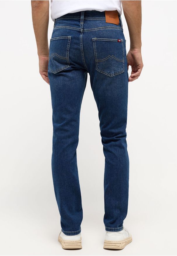 Mustang - Męskie Spodnie Jeansowe MUSTANG Orlando Slim Denim Blue 1013708 5000 783