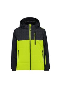 Kurtka dziecięca narciarska CMP 34W4984. Kolor: żółty, wielokolorowy, czarny. Sezon: zima. Sport: narciarstwo #1