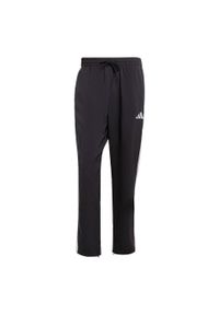 Adidas - Spodnie Essentials 3-Stripes Stanford Open Hem. Kolor: biały, czarny, wielokolorowy. Materiał: materiał