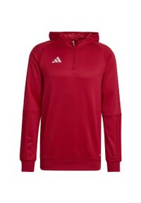 Adidas - Bluza męska adidas Tiro 23 Competition Hoodie. Kolor: czerwony