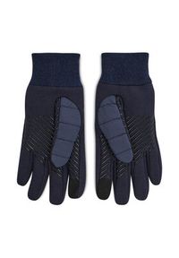 TOMMY HILFIGER - Tommy Hilfiger Rękawiczki Męskie Th Established Mix Nylon Gloves AM0AM07884 Granatowy. Kolor: niebieski. Materiał: materiał