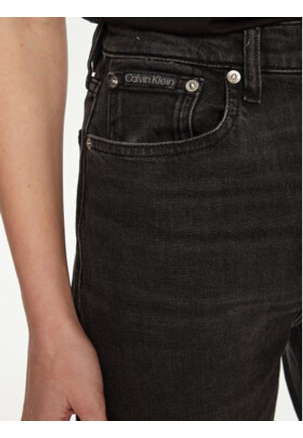 Calvin Klein Jeans Jeansy Authentic J20J225013 Czarny Straight Fit. Kolor: czarny