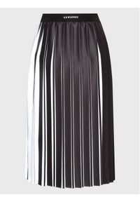 Ermanno Firenze Spódnica plisowana D42EO002EL0 Czarny Regular Fit. Kolor: czarny. Materiał: syntetyk