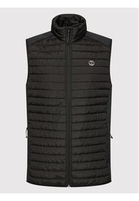 Jack & Jones Kamizelka Multi 12200684 Czarny Slim Fit. Kolor: czarny. Materiał: syntetyk #2