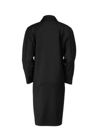 ANIA KUCZYŃSKA - Czarny wełniany płaszcz Vanina. Kolor: czarny. Materiał: wełna. Długość: długie #3