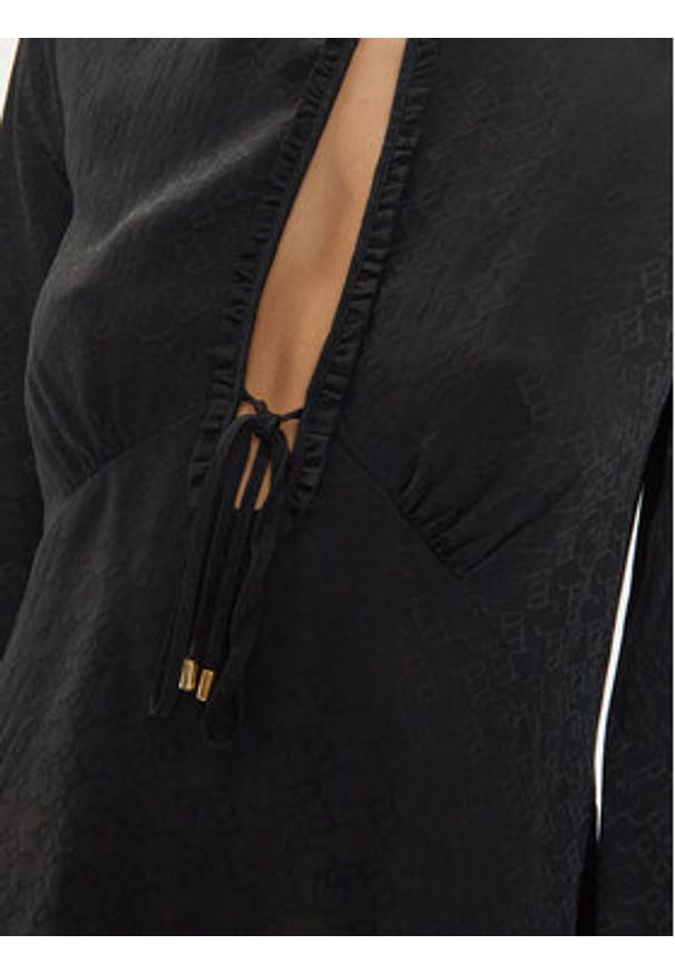 Pinko Bluzka Bambi 102003 A01P Czarny Regular Fit. Kolor: czarny. Materiał: wiskoza