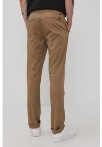 Brixton - Spodnie. Kolor: brązowy. Materiał: tkanina, włókno. Wzór: gładki #3