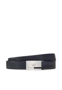 Emporio Armani Pasek Męski Y4S498 YLP4E 81285 Granatowy. Kolor: niebieski. Materiał: skóra #5