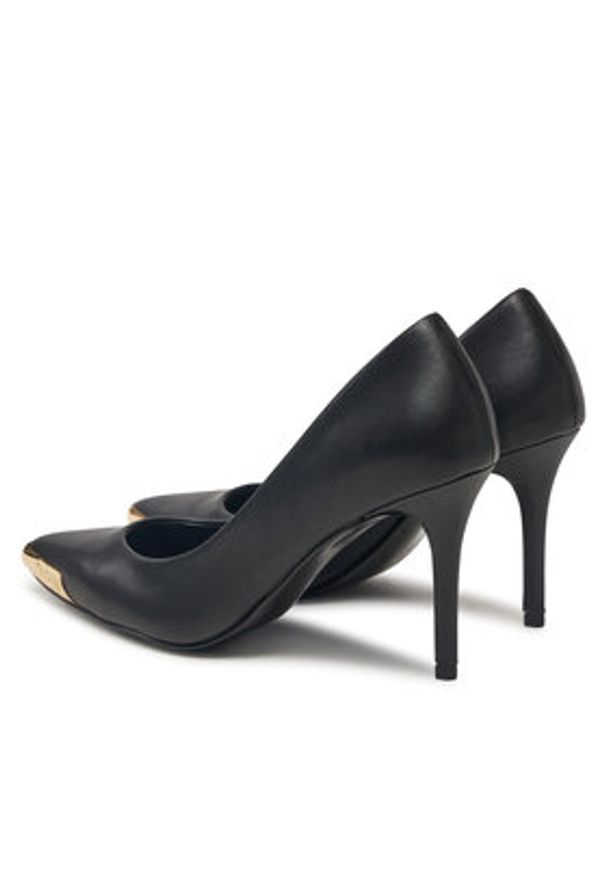 Versace Jeans Couture Szpilki 78VA3S50 Czarny. Kolor: czarny. Materiał: skóra. Obcas: na szpilce