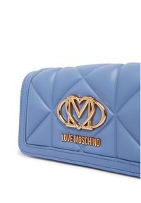 Love Moschino - LOVE MOSCHINO Torebka JC5640PP1PLC0700 Niebieski. Kolor: niebieski. Materiał: skórzane #3