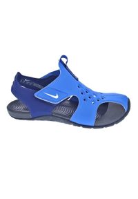 Sandały Dziecko Nike Sunray Protect niebieski. Kolor: niebieski. Materiał: syntetyk, materiał. Sezon: lato