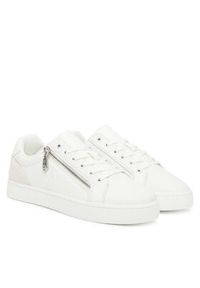 Calvin Klein Jeans Sneakersy Classic Cupsole Zip Low In YM0YM01318 Biały. Kolor: biały. Materiał: skóra #3