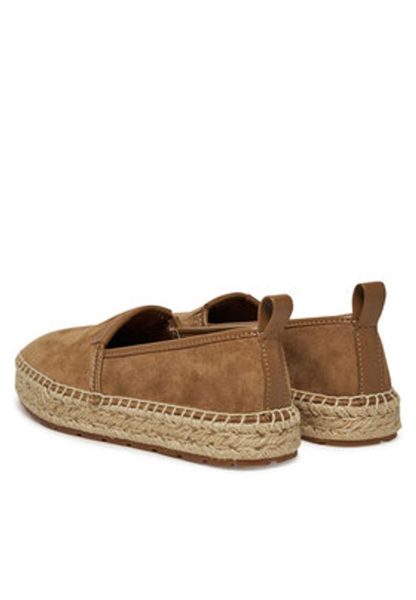 MICHAEL Michael Kors Espadryle Elias 42S5ELFP1S Brązowy. Kolor: brązowy. Materiał: skóra, zamsz