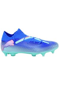 Puma - Buty piłkarskie PUMA Future 7 Pro MxSG. Kolor: niebieski, wielokolorowy, zielony. Sport: piłka nożna #1