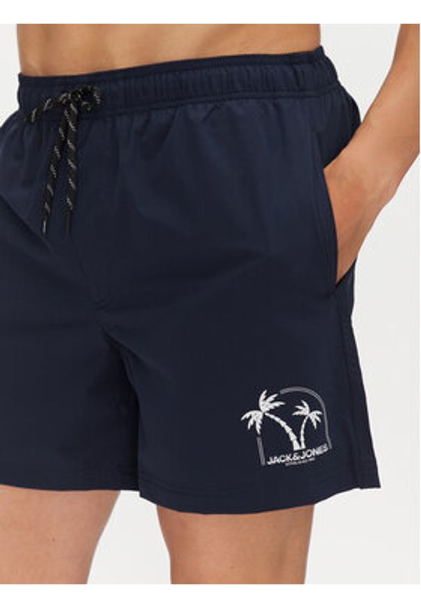 Jack & Jones Szorty kąpielowe Maui 12278729 Granatowy Regular Fit. Kolor: niebieski. Materiał: syntetyk