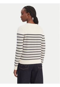 TOMMY HILFIGER - Tommy Hilfiger Sweter WW0WW44984 Beżowy Regular Fit. Kolor: beżowy. Materiał: syntetyk #4