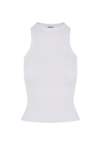 Damski tank top Urban Classics Racer Back. Okazja: na co dzień. Kolor: biały. Styl: sportowy, casual, elegancki #1
