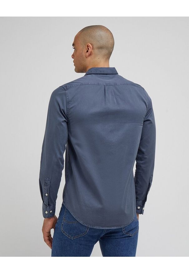 Lee - LEE PATCH SHIRT MĘSKA KOSZULA TAINT GREY LL37BMA66